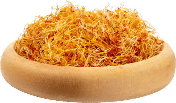 Drying saffron threads in natural warmth